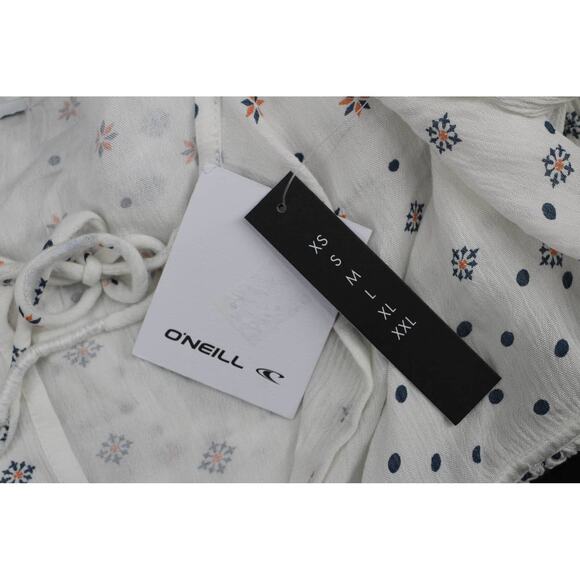 NWT O'Neill peplum paisley print blouse small boho chic bohemian cottagecore - Picture 4 of 6